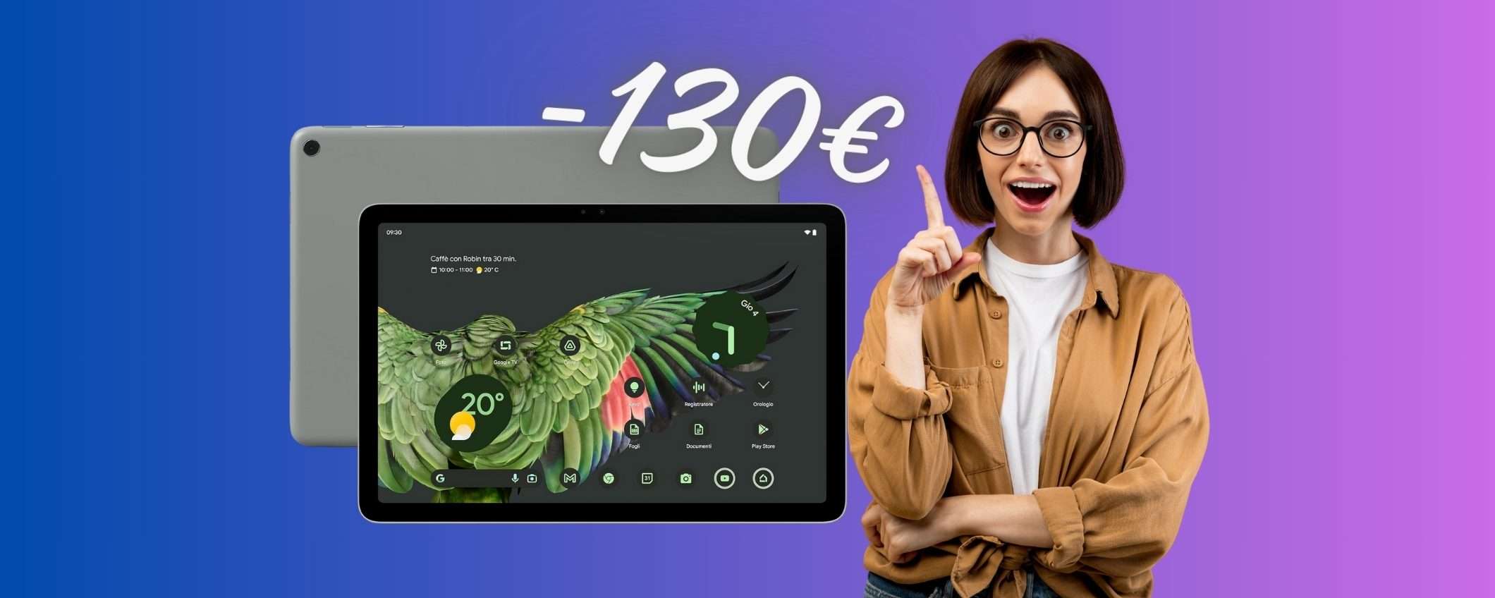 SUPER SCONTO di 130€ su Amazon per il MITICO Google Pixel Tablet