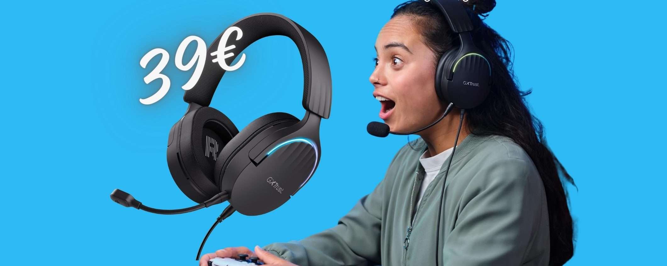 Trust GXT 490 Fayzo: cuffie da Gaming per un'IMMERSIONE TOTALE (39€)