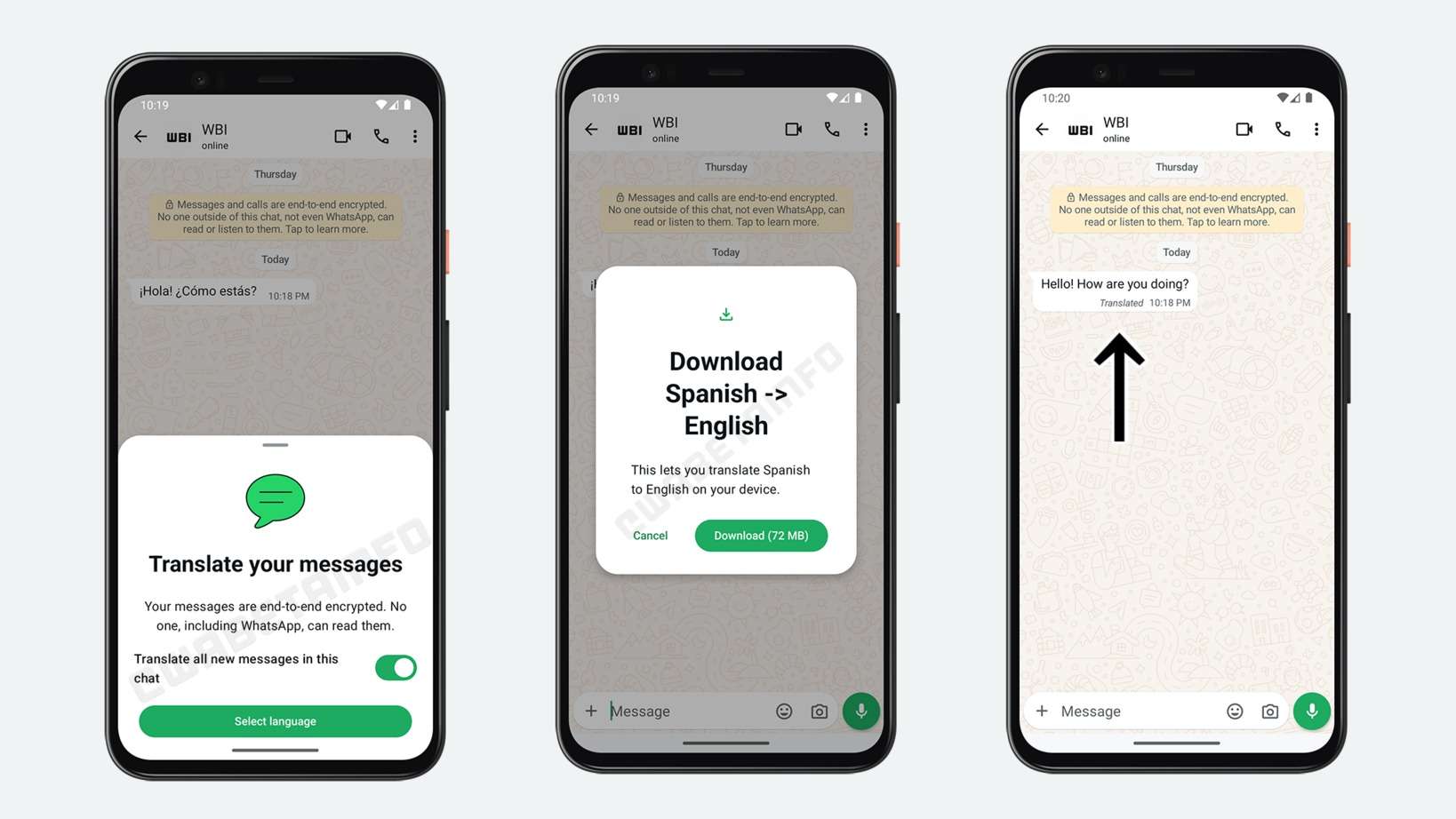 WhatsApp: traduzione AUTOMATICA delle chat, non solo sui Pixel