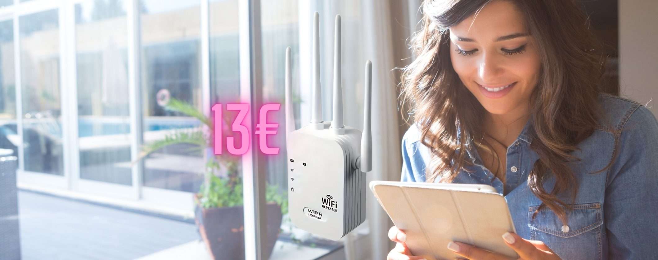 WiFi Extender 4 antenne in super OFFERTA a soli 13€ su TEMU