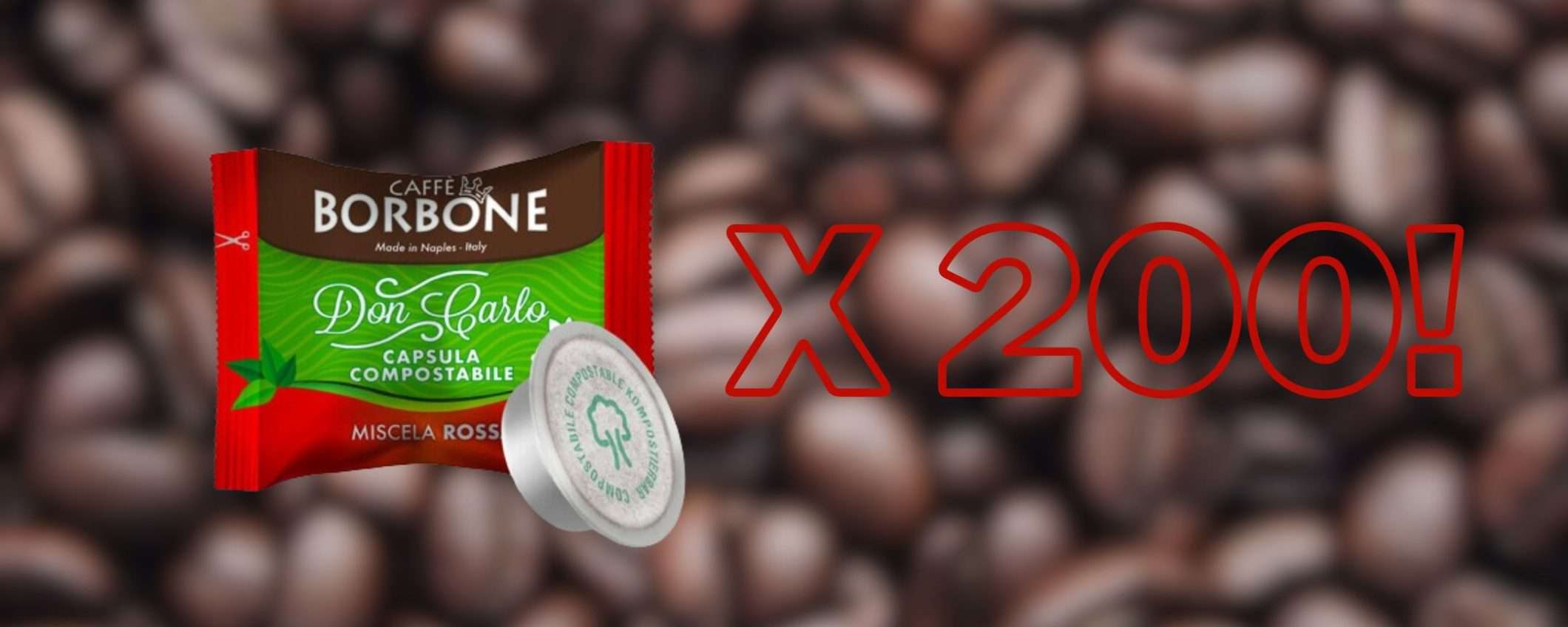 Caffè Borbone Don Carlo Red per A Modo Mio: 200 a prezzo WOW su eBay