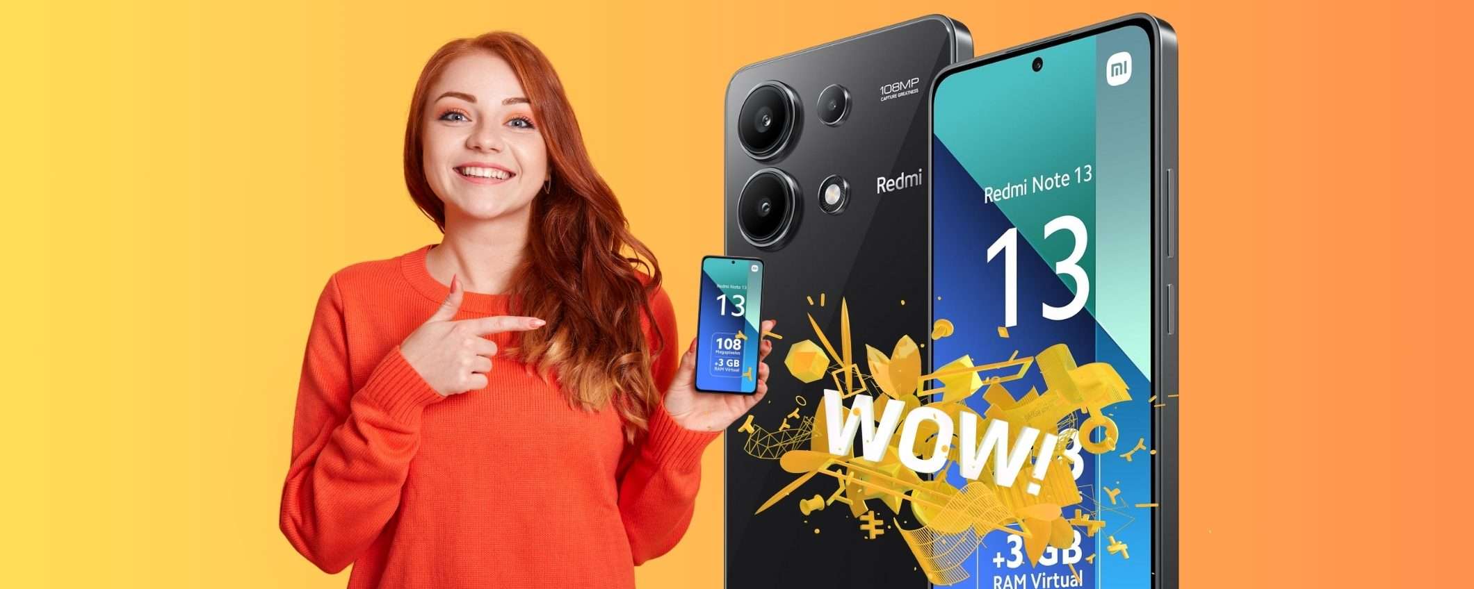 Xiaomi Redmi Note 13 CROLLA a 149€ per il Prime Day, PREZZACCIO