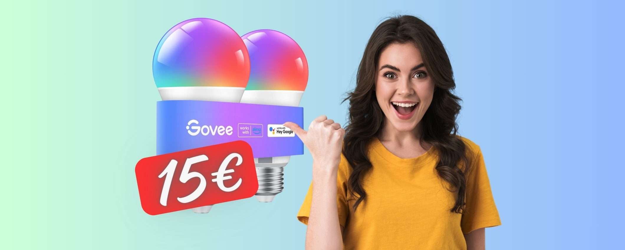 2 lampadine WiFi con 16 Milioni di colori in SCONTO a SOLI 15€