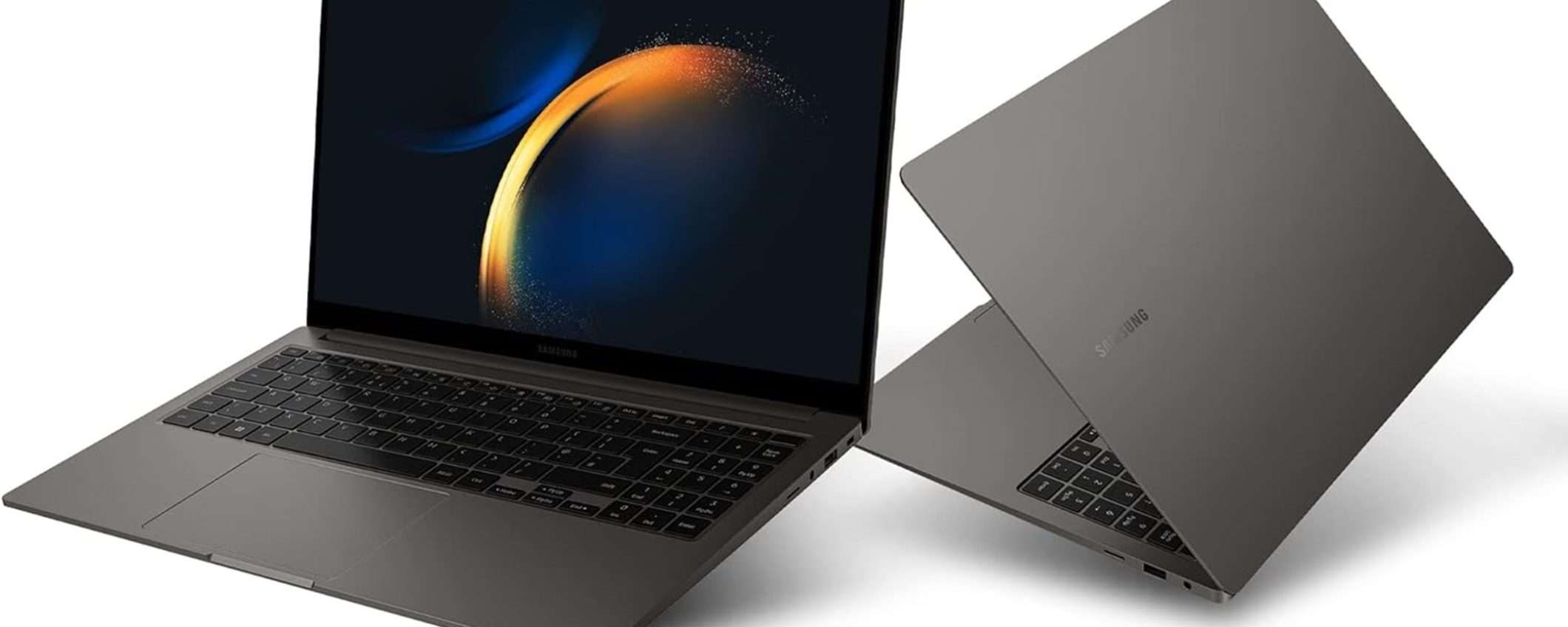 Samsung Galaxy Book3 con 8/512GB e Intel i5 scontato di ben 450€ su Amazon