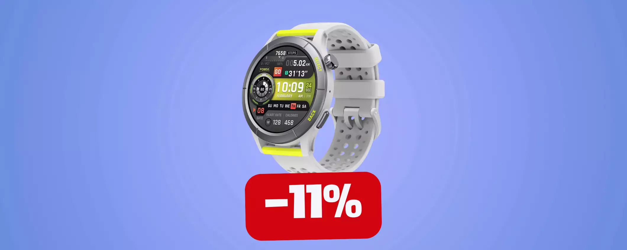 Splendido smartwatch Amazfit Cheetah Round in sconto dell'11%