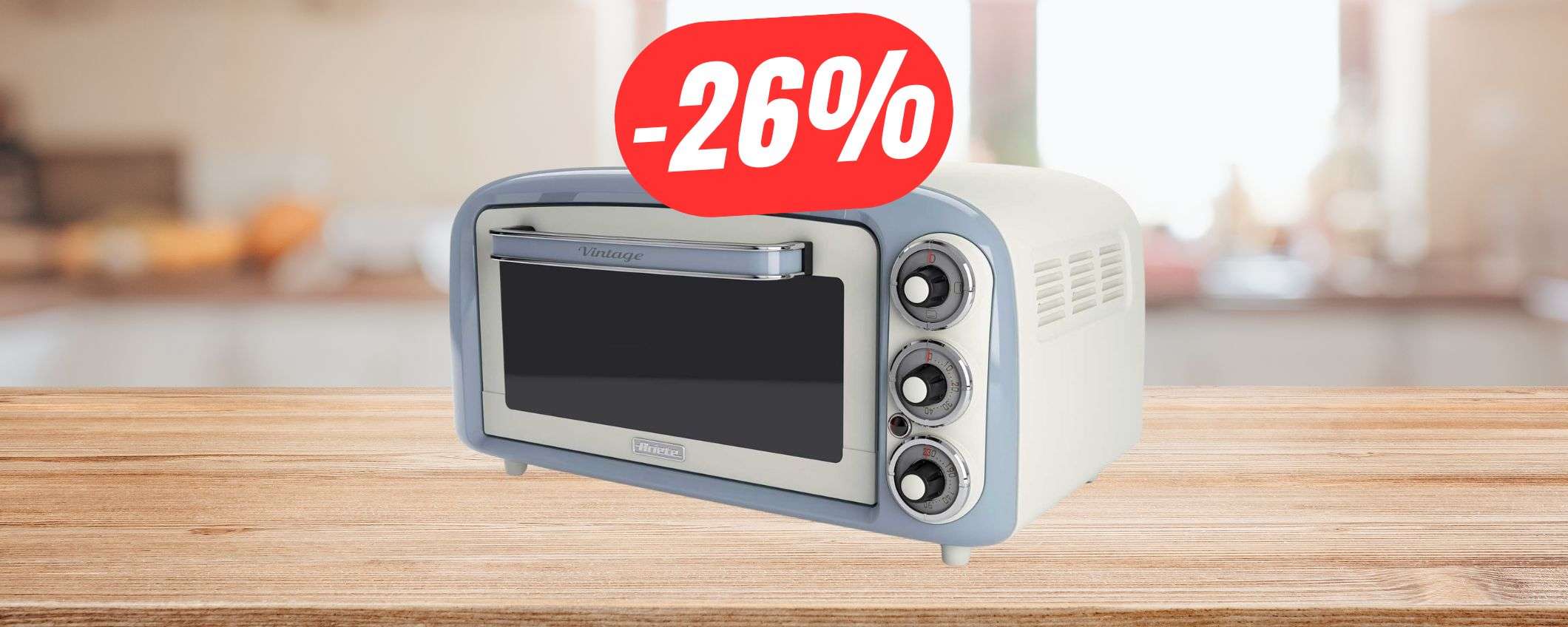 Risparmia 21€ sull'iconico FORNO VINTAGE di Ariete grazie a quest'OFFERTA!