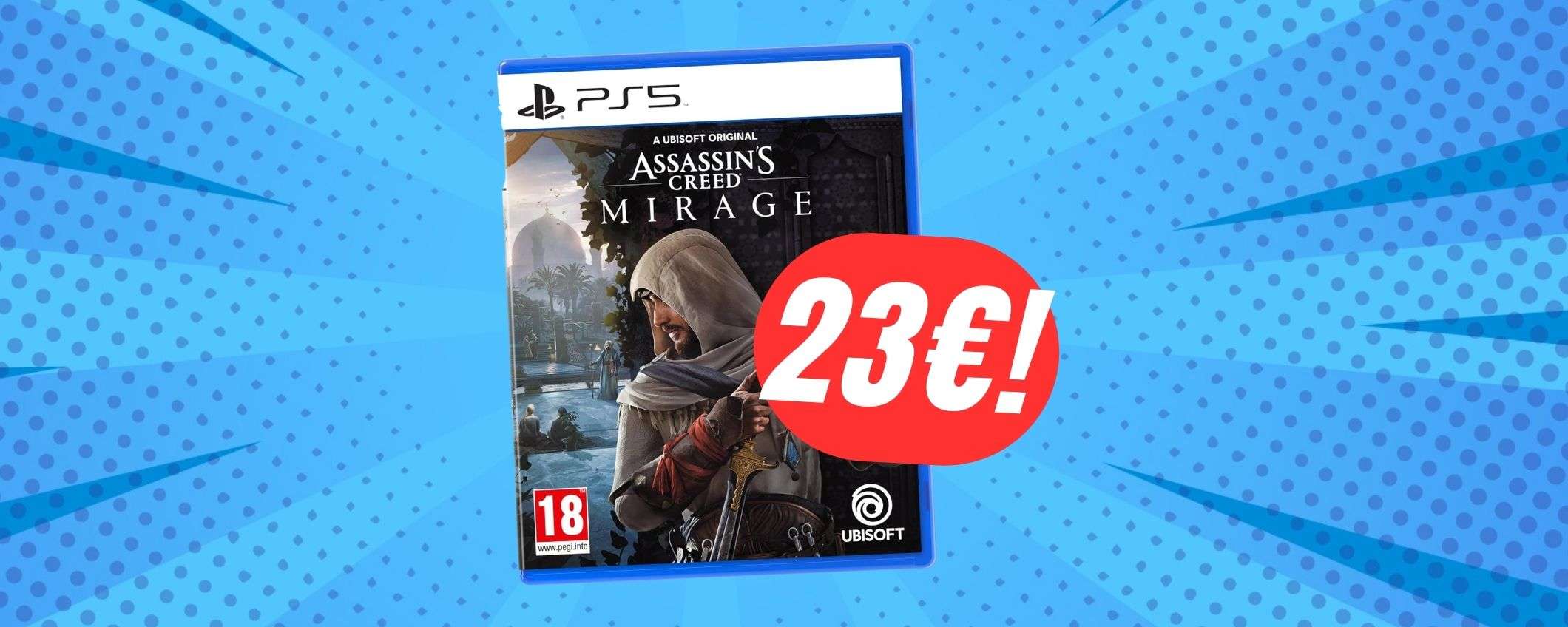 Assassin's Creed Mirage per PS5 al PREZZO PIÙ BASSO di sempre su Amazon!