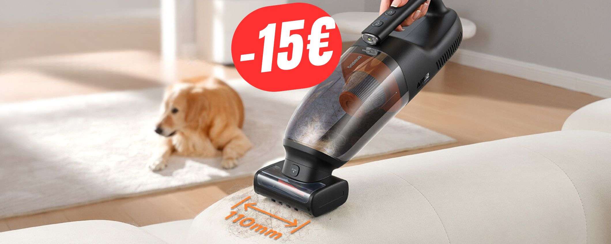 Risparmia 15€ ed elimina la sabbia dalla tua auto con questo ASPIRAPOLVERE PORTATILE!