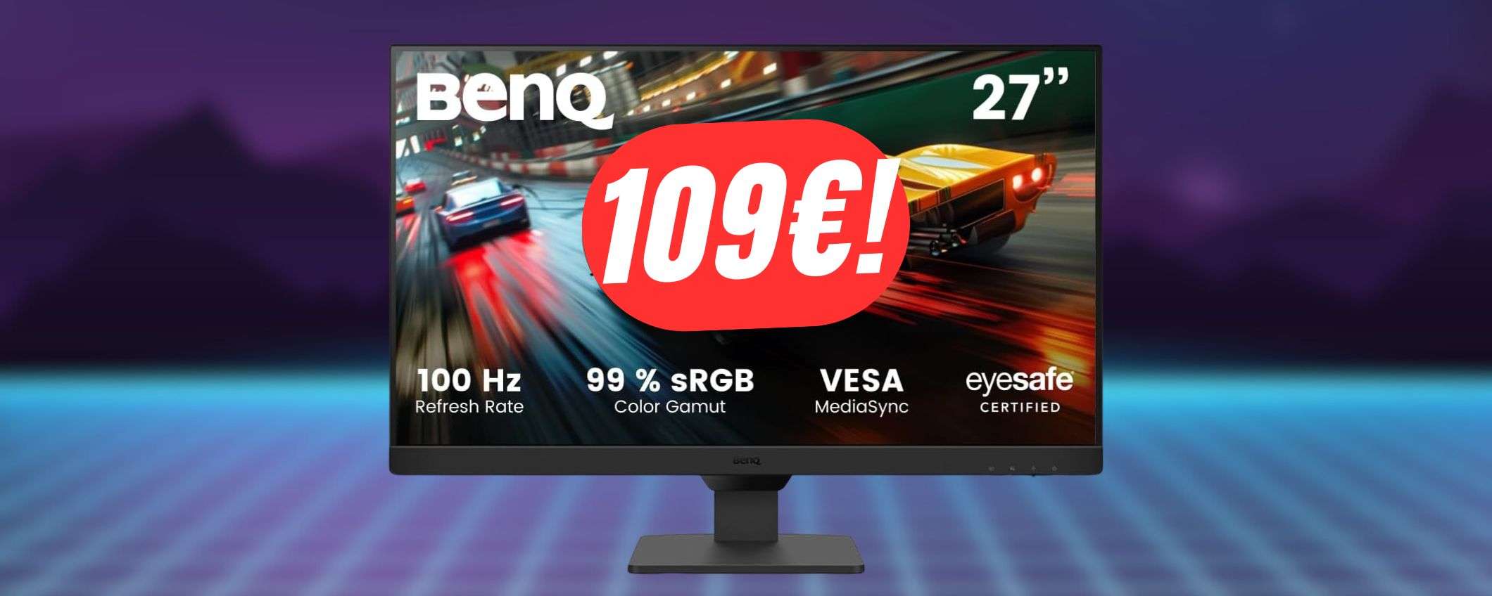 MINIMO STORICO per il MONITOR 1080p e 100Hz (solo 109€!)