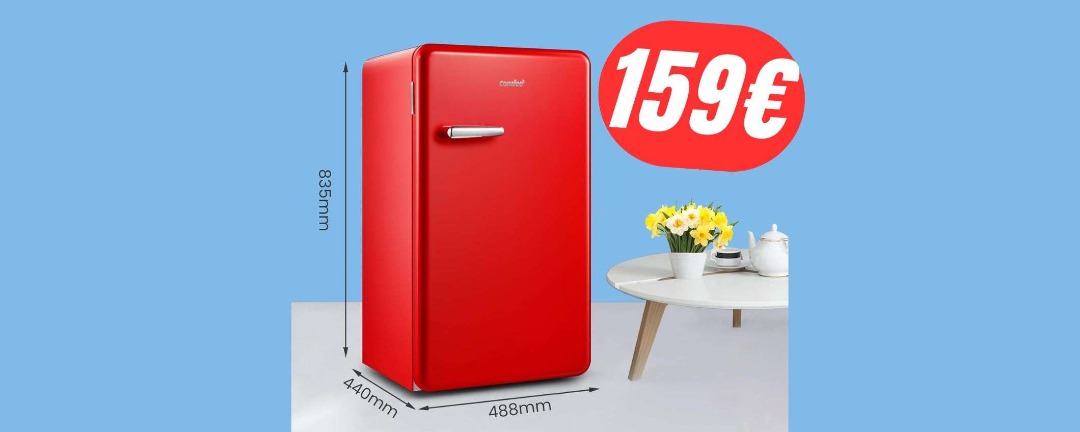 MINIMO STORICO per il MINI-FRIGO con freezer: costa solo 159€!