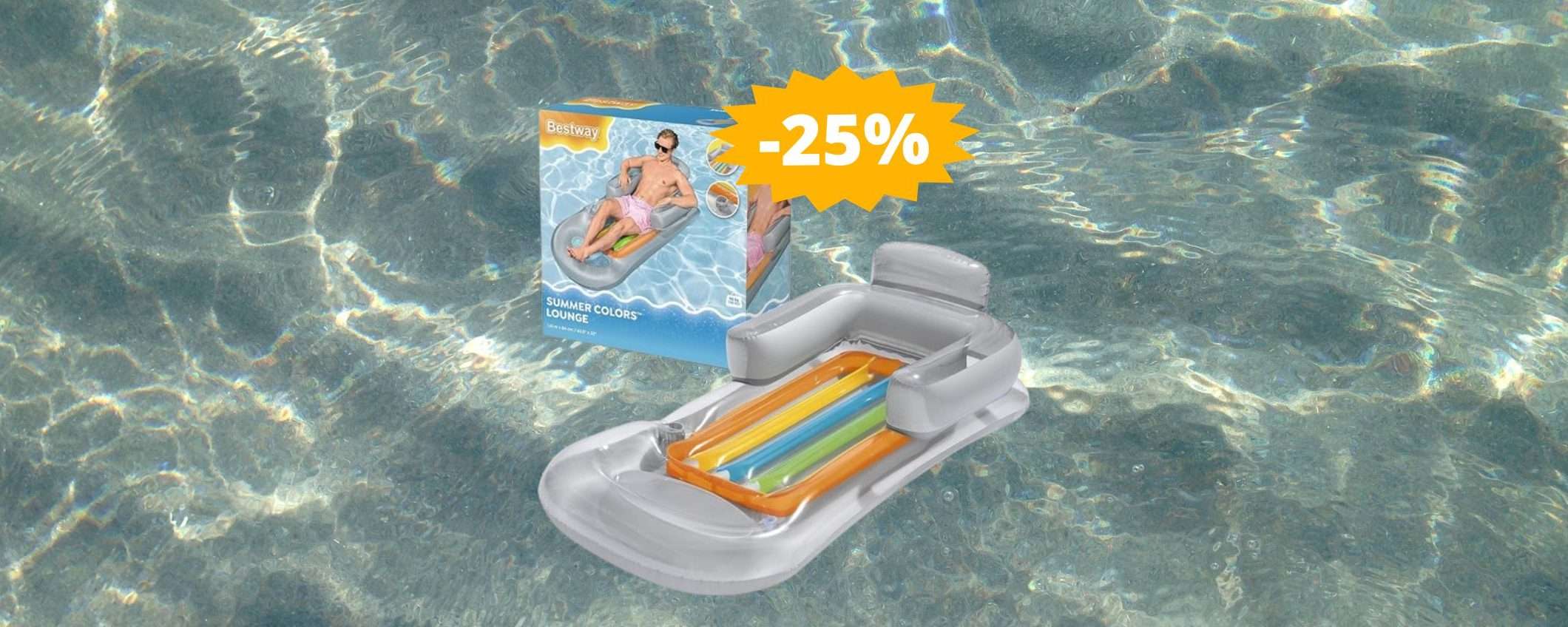 Il materassino gonfiabile più venduto su Amazon: SUPER sconto del 25%