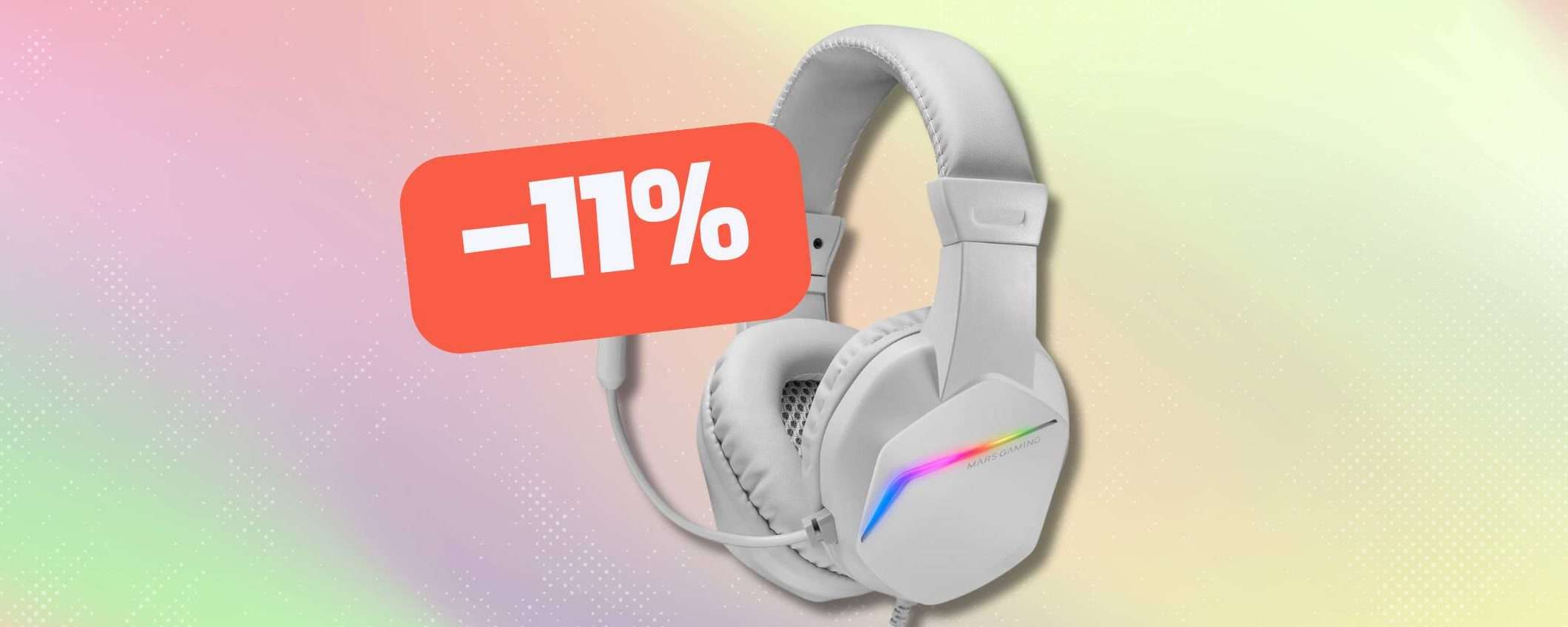 Bellissime Cuffie Mars Gaming MH122 in sconto TOP (-11%)