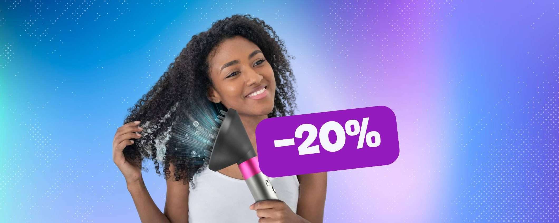 Come il Dyson ma per capelli ricci? Diffusore in sconto del 20%