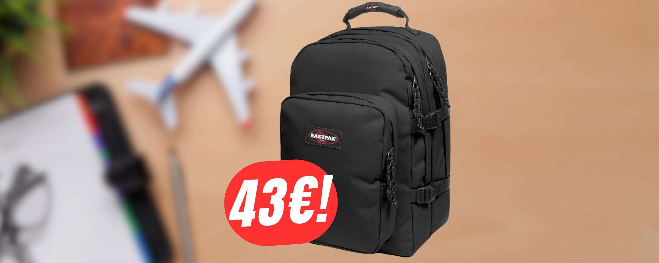 Da viaggio o per l'università: questo ZAINO Eastpak a 43€ e perfetto!