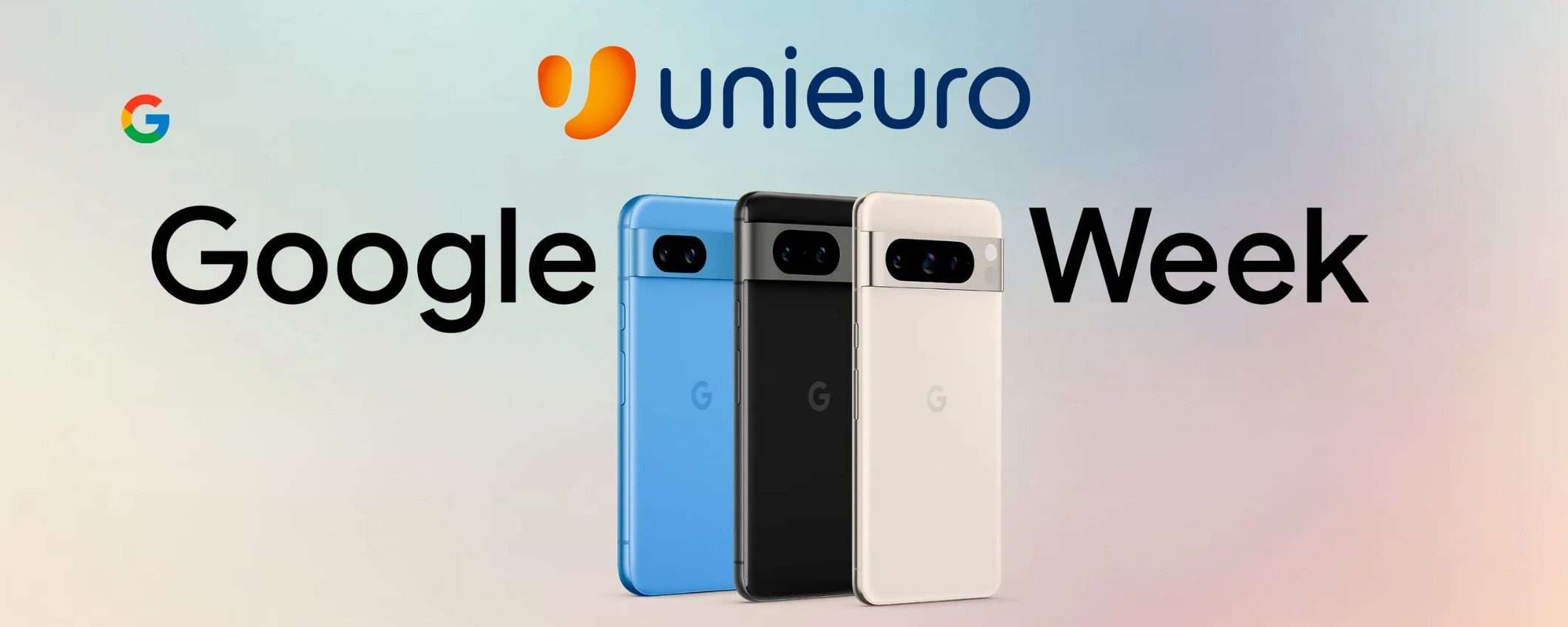 Google Week Unieuro: 5 prodotti Pixel in sconto da AVERE