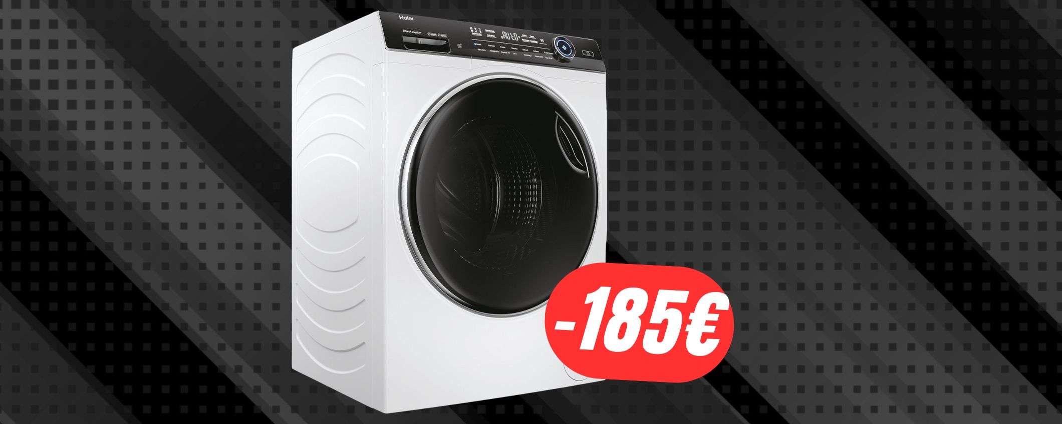 SCONTO FOLLE di 185€ per questa LAVATRICE Smart (12Kg)