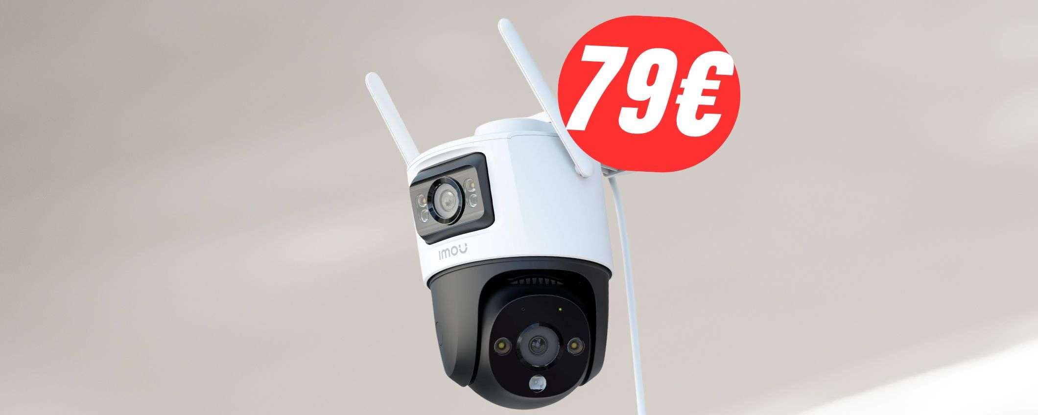 Amazon: SCONTO di 40€ per la DOPPIA TELECAMERA 360°!