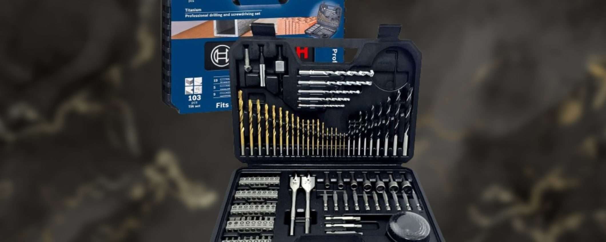 Amazon è IMPAZZITA: kit 103 in 1 Bosch Professional a prezzo SHOCK (24€)