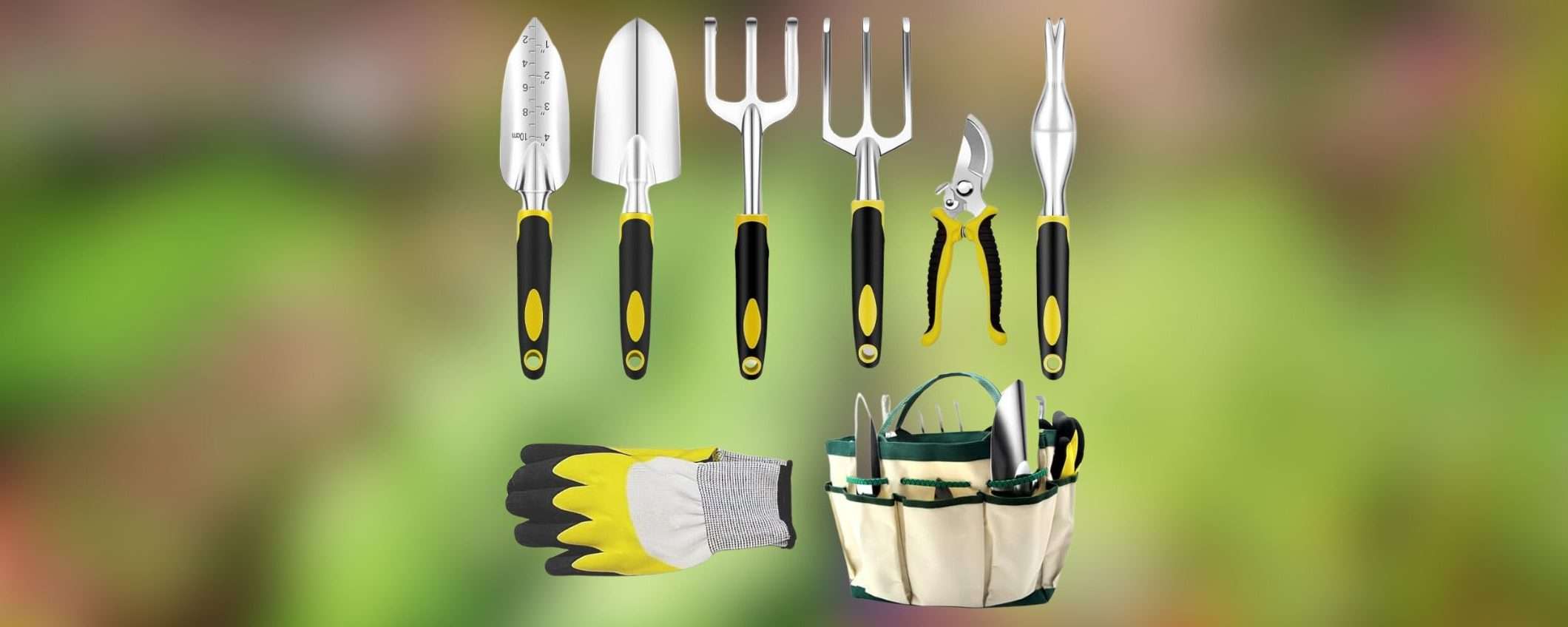 Kit giardinaggio 8-in-1: fantastico DOPPIO SCONTO su Amazon