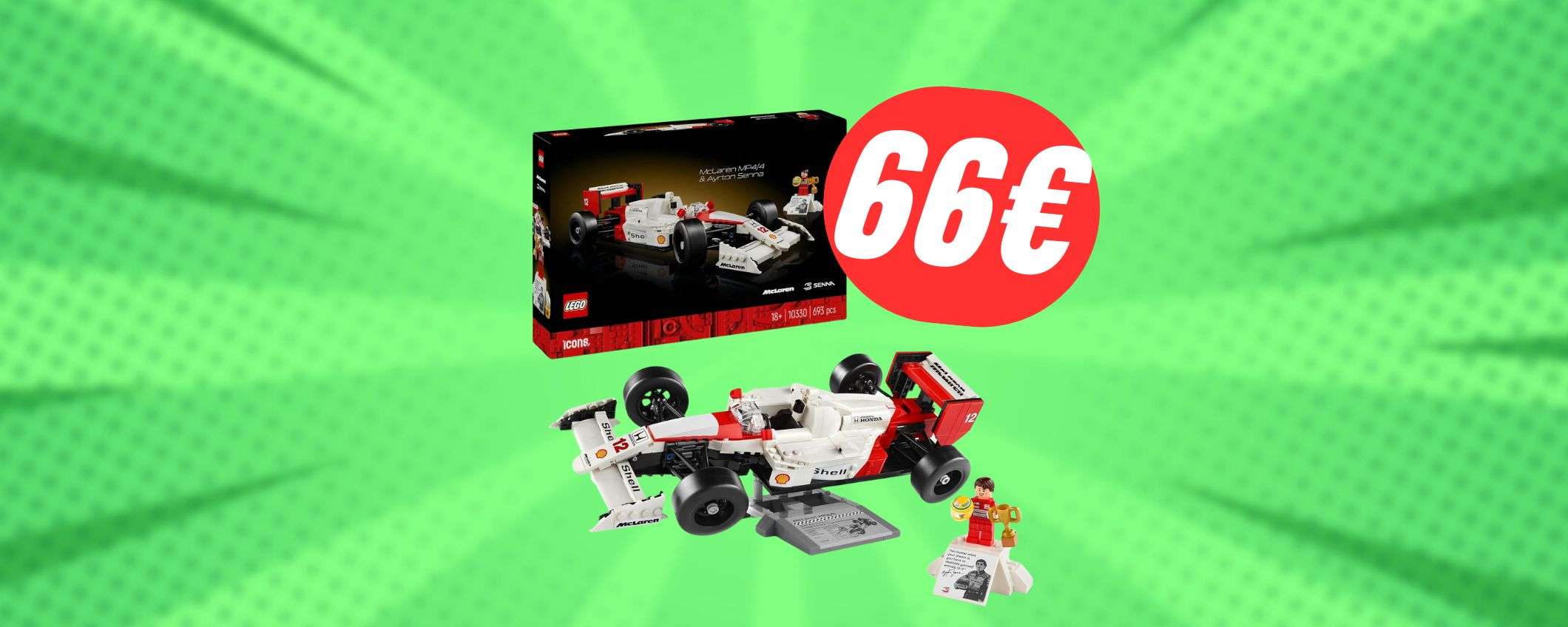 Questo tributo a SENNA in versione LEGO costa solo 66€!