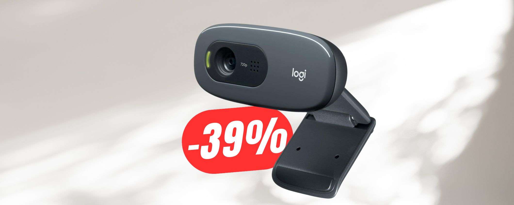 Webcam di Logitech a soli 22€ grazie a questo COUPON!