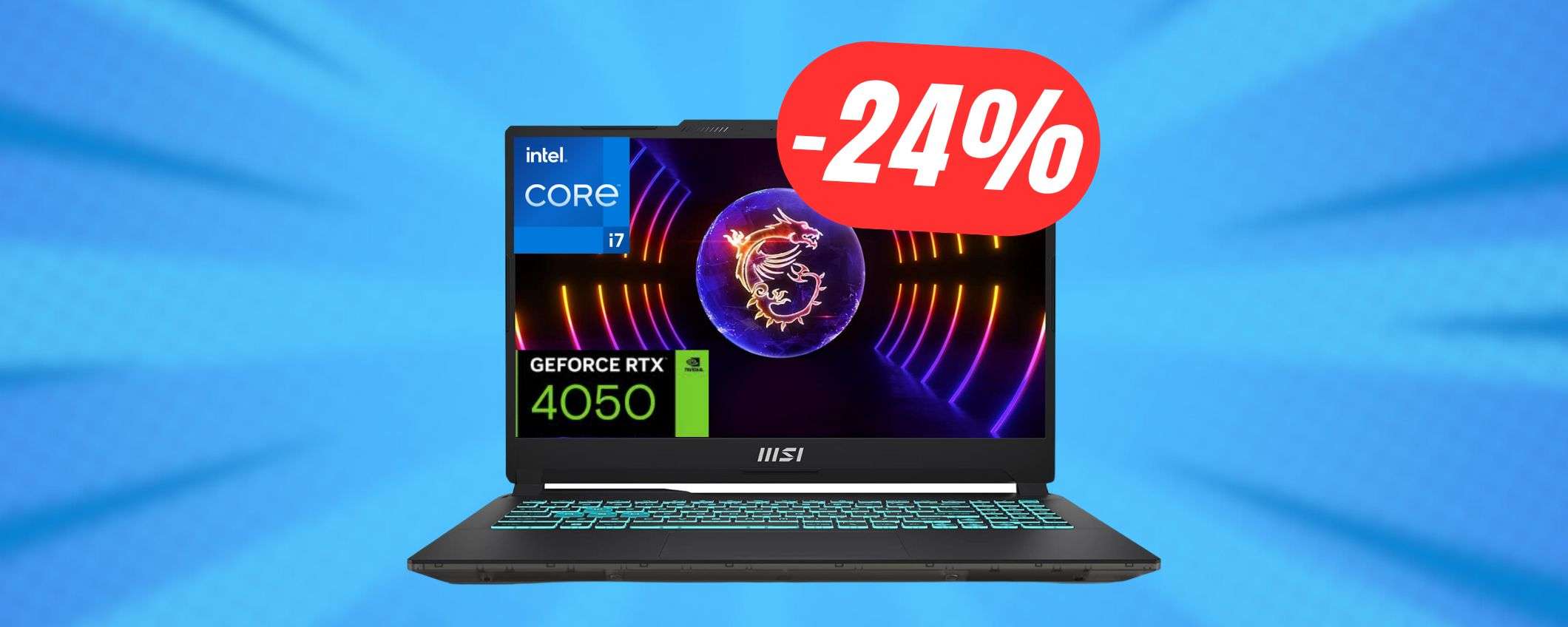 Guarda che PORTATILE prendi con 999€ (con Nvidia RTX serie 40 e Intel i7!)