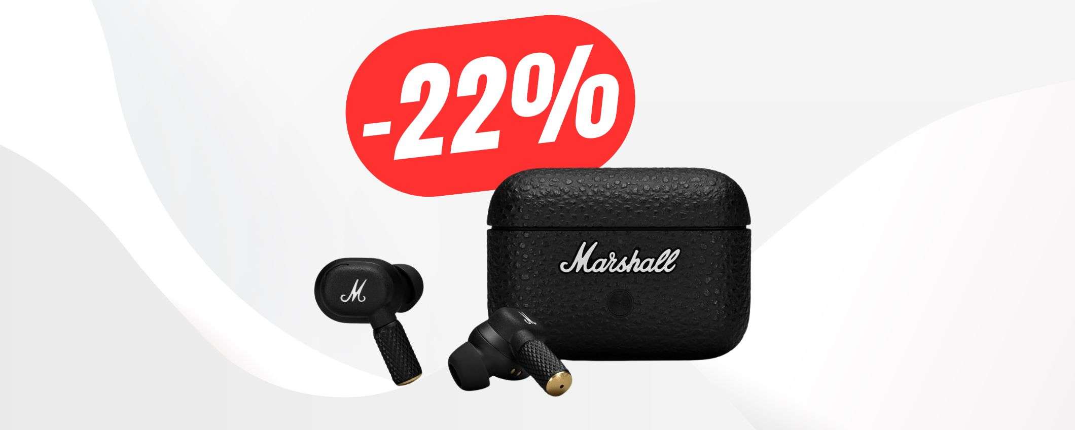 Auricolari Marshall (con cancellazione del rumore) a 43€ in meno su Amazon!