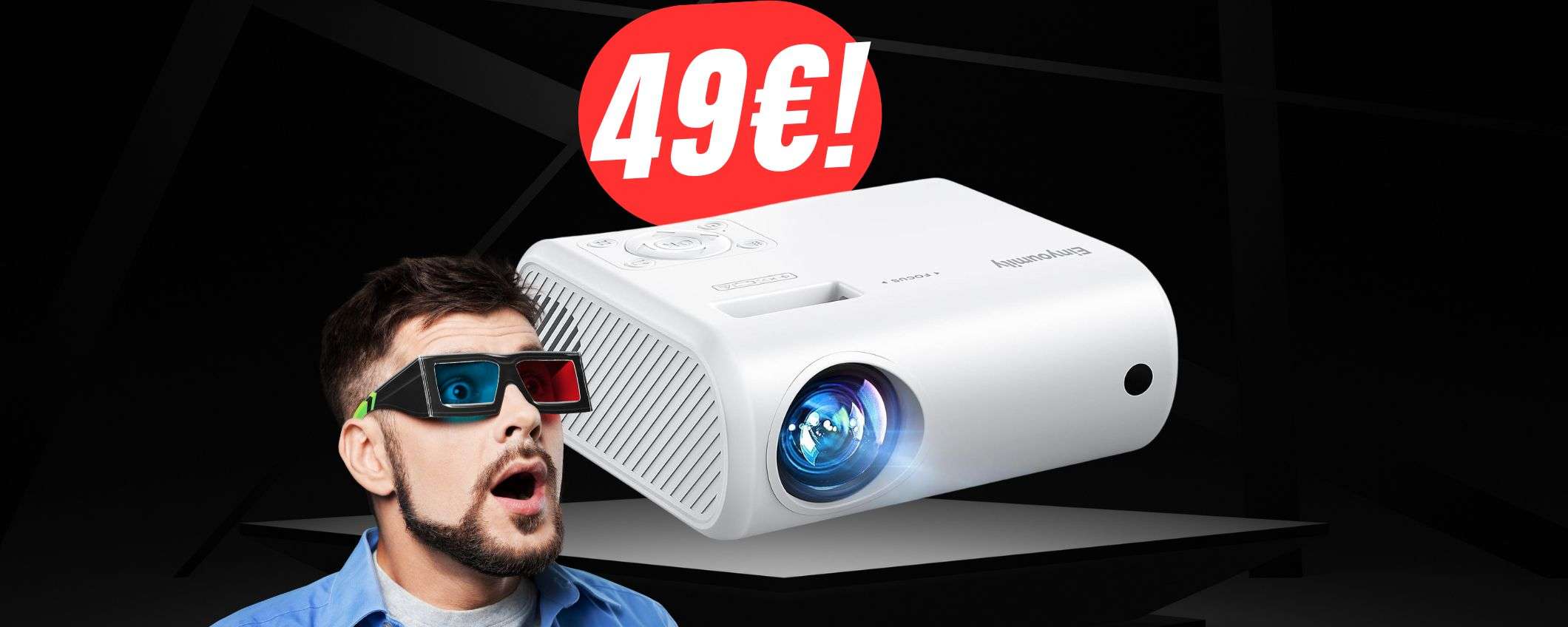 Videoproiettore 4K ad appena 49€ grazie allo SCONTO+COUPON!