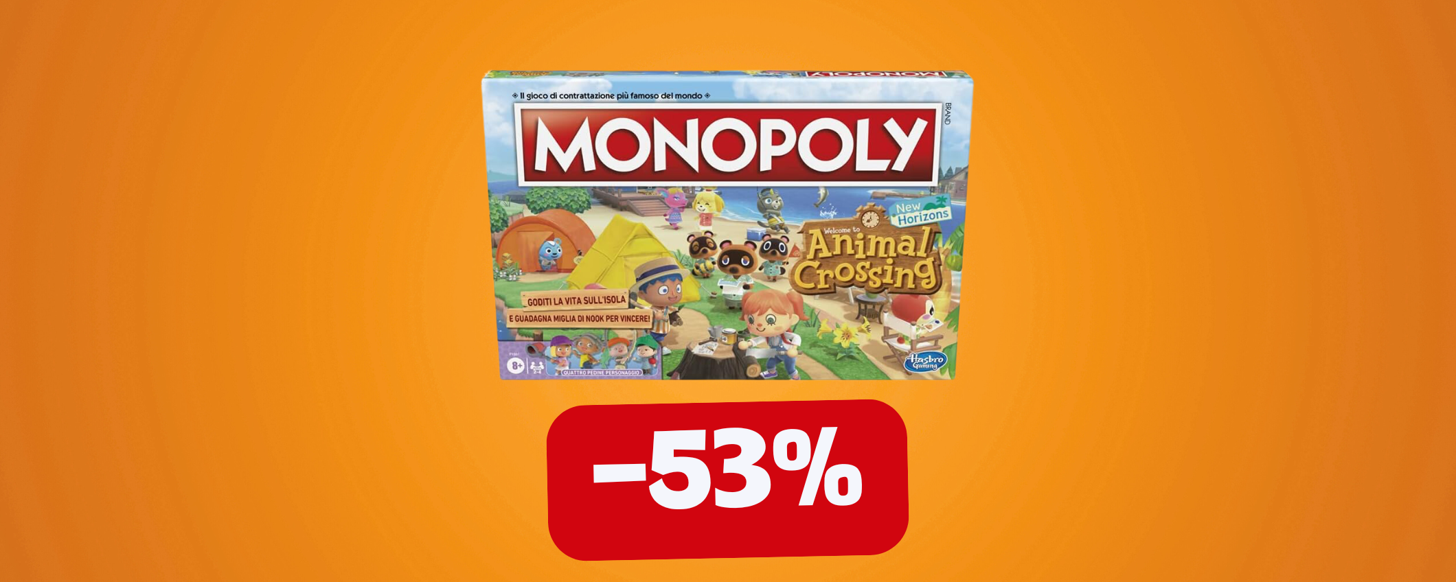 Monopoly Animal Crossing a un prezzo TOP (-53%)