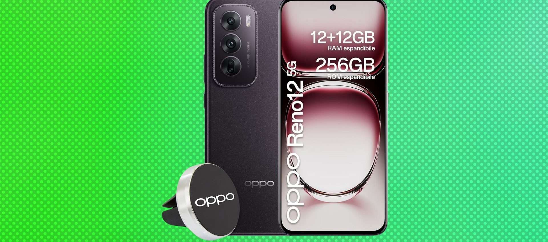 OPPO Reno12 5G in super offerta: oggi risparmi 100€ (Amazon)