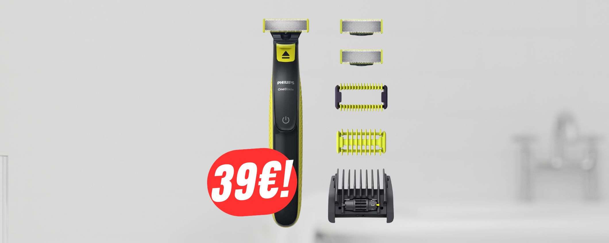 Un rasoio per domarli: Philips OneBlade crolla al 37% in meno!