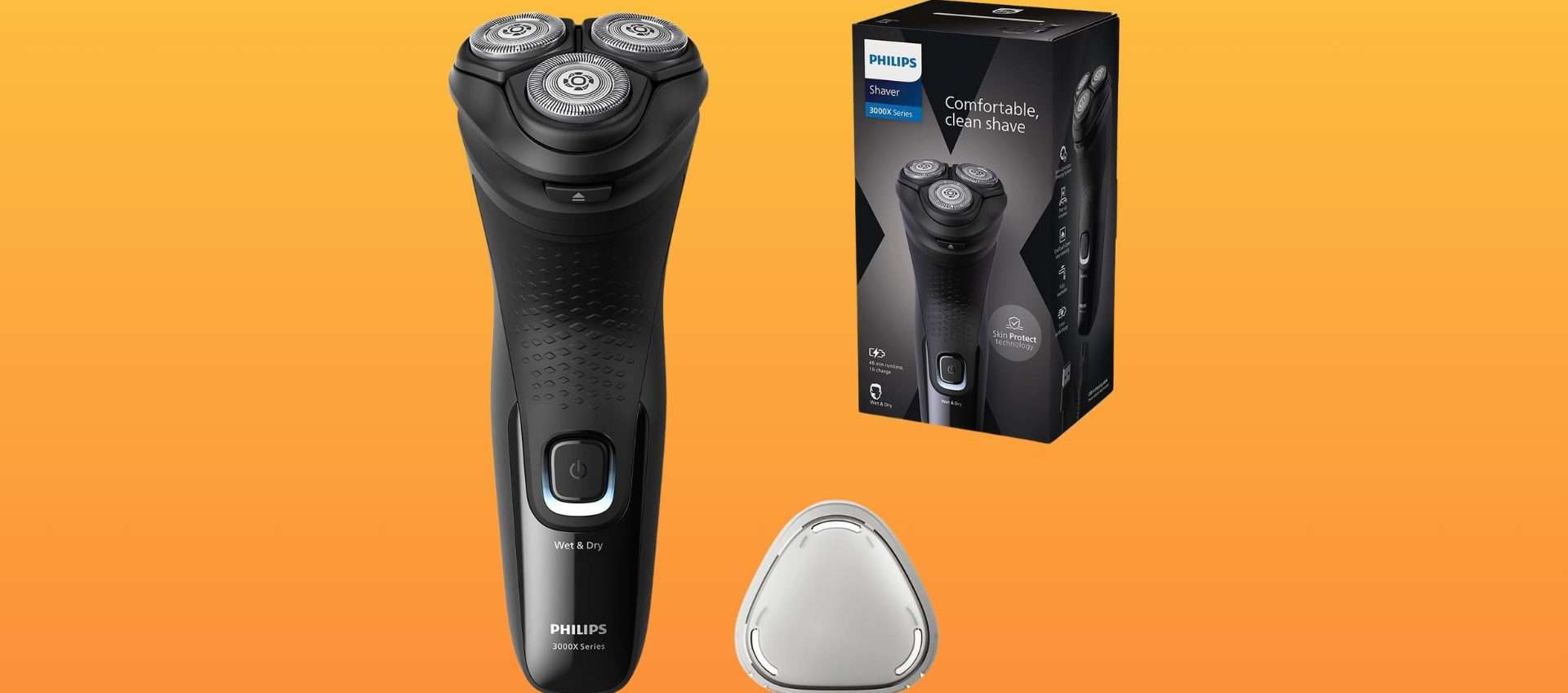 Rasoio elettrico Philips Serie 3000X in offerta: oggi è tuo a 43,19€ (-34%)