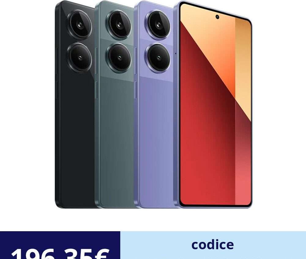 Xiaomi Redmi Note 13 Pro, prezzo imbattibile: prestazioni top e fotocamera da 200MP