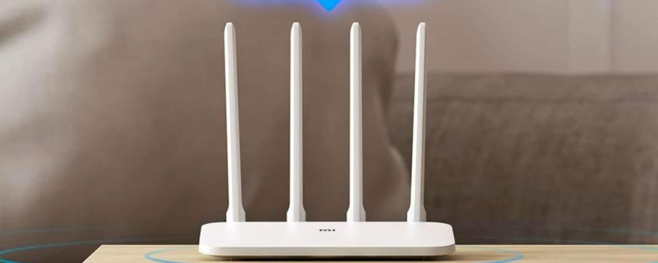 Router WiFi Xiaomi a 9,99€ e la connessione spicca il VOLO (-67%)