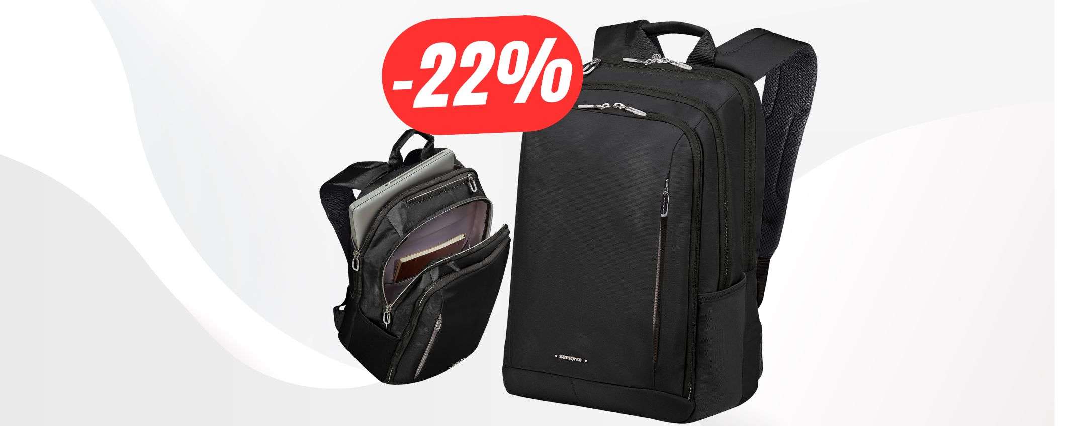 Uno dei migliori ZAINI per PC targato Samsonite crolla a 20€ in meno!