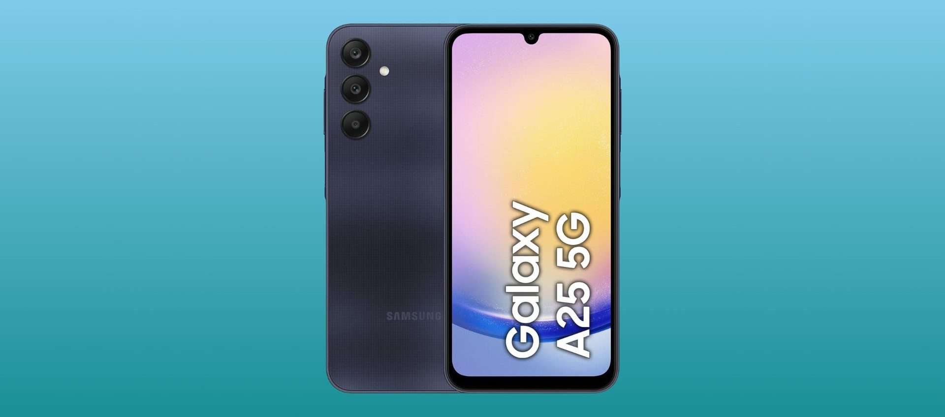 Samsung Galaxy A25 5G, prezzo in picchiata: su Amazon con il 40% di sconto