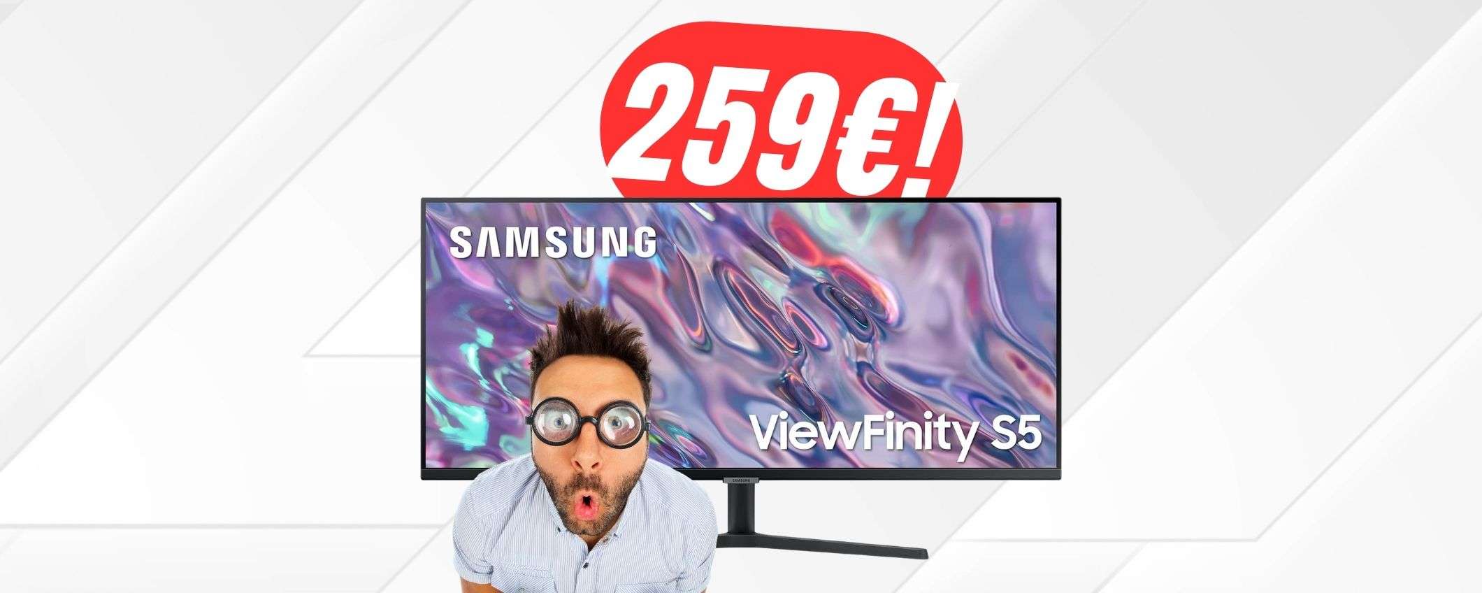 Samsung: il MONITOR ULTRA WIDE a 259€ è regalato!