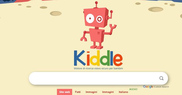 Kiddle: il motore di ricerca per i bambini