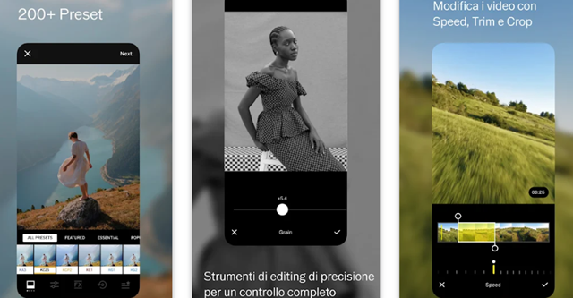 VSCO PicsArt e Snapseed: per modificare le tue foto