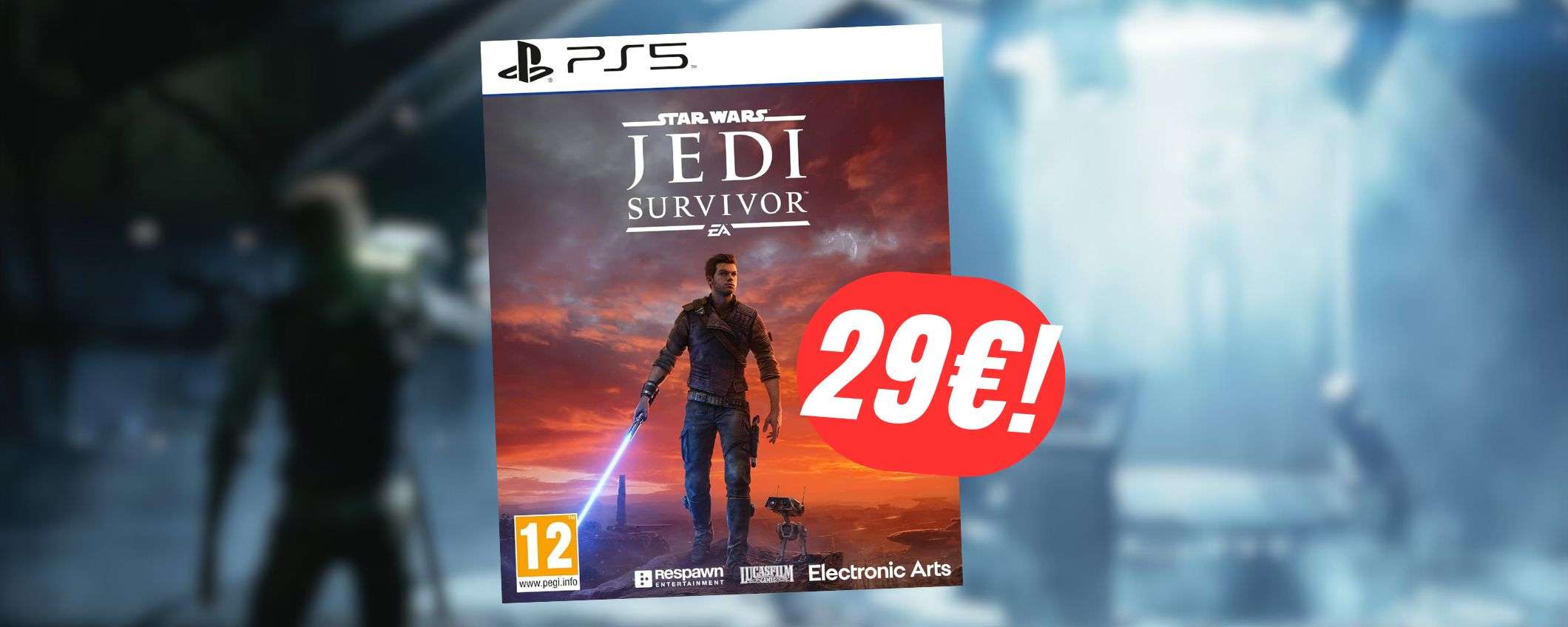 MINIMO STORICO per Star Wars Jedi: Survivor (costa solo 29€!)