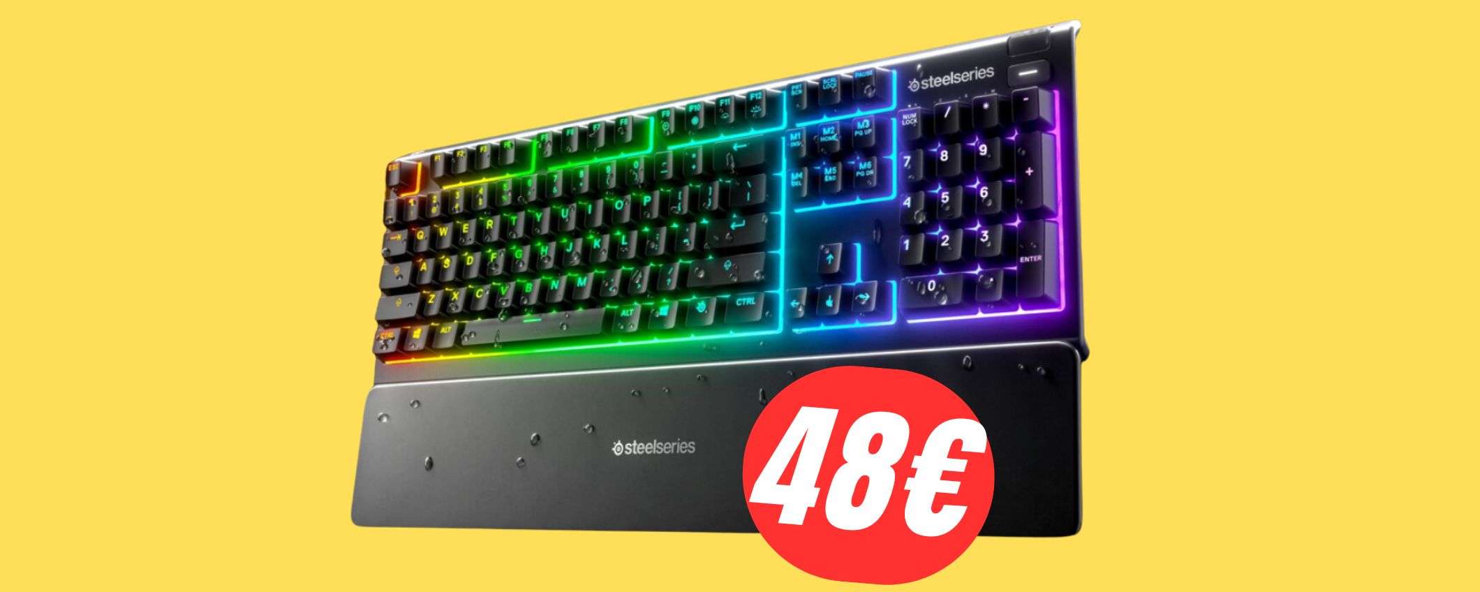 Tastiera da gaming con POGGIAPOLSI a 48€: a questo prezzo è regalata!