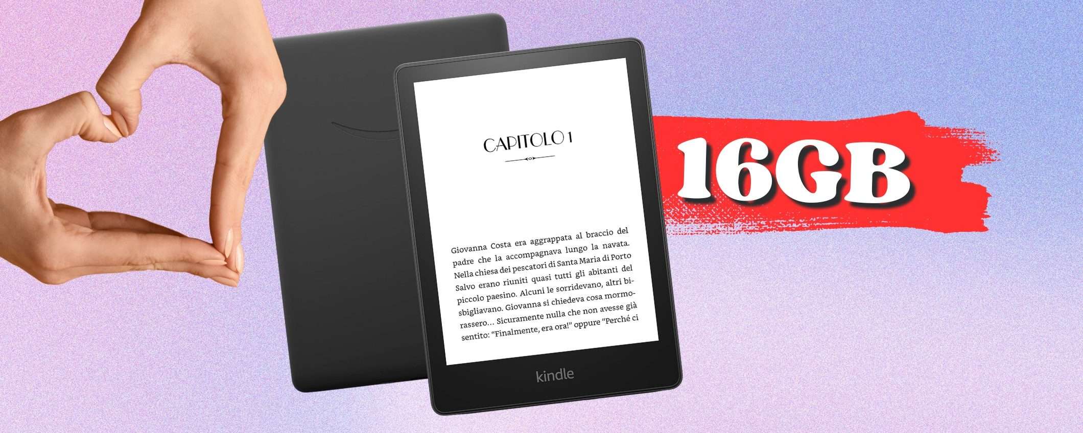 Kindle Paperwhite, 16GB per portare OVUNQUE tutti i tuoi libri