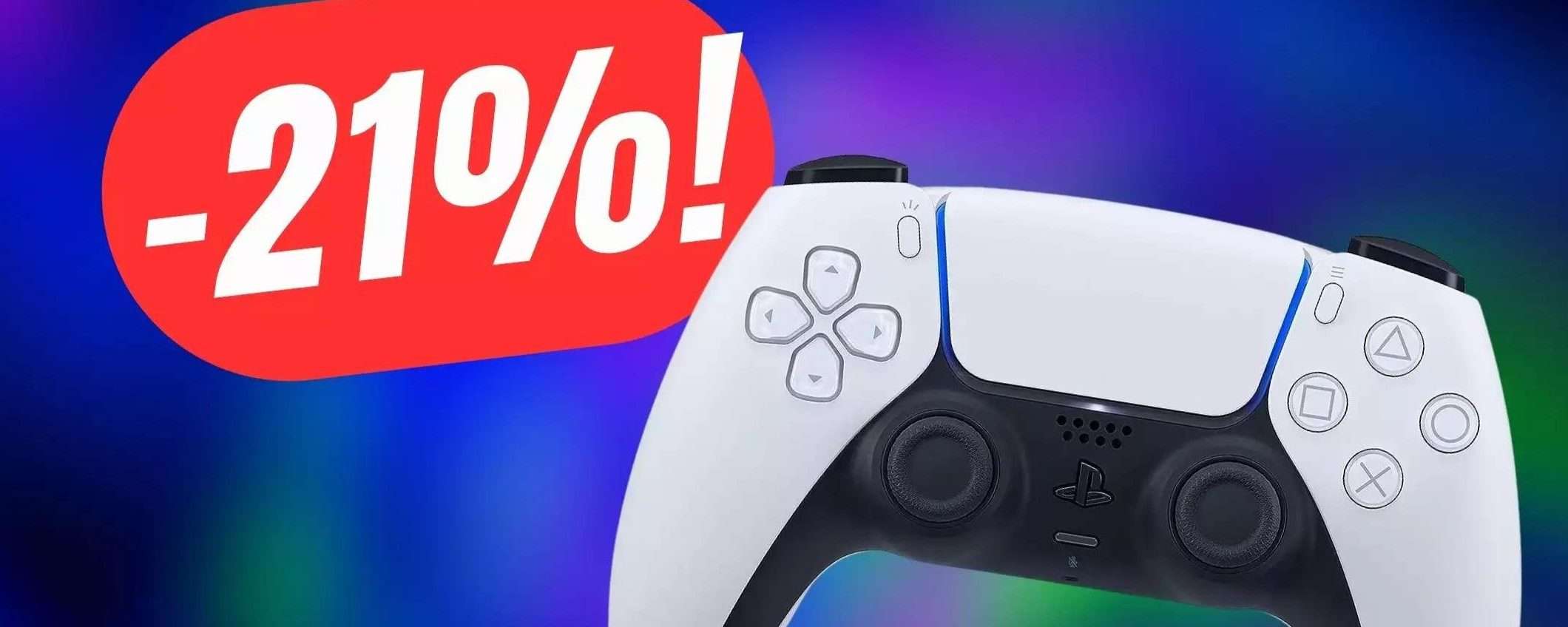 Sony DualSense: il controller PERFETTO, oggi con uno sconto esagerato (-21%)