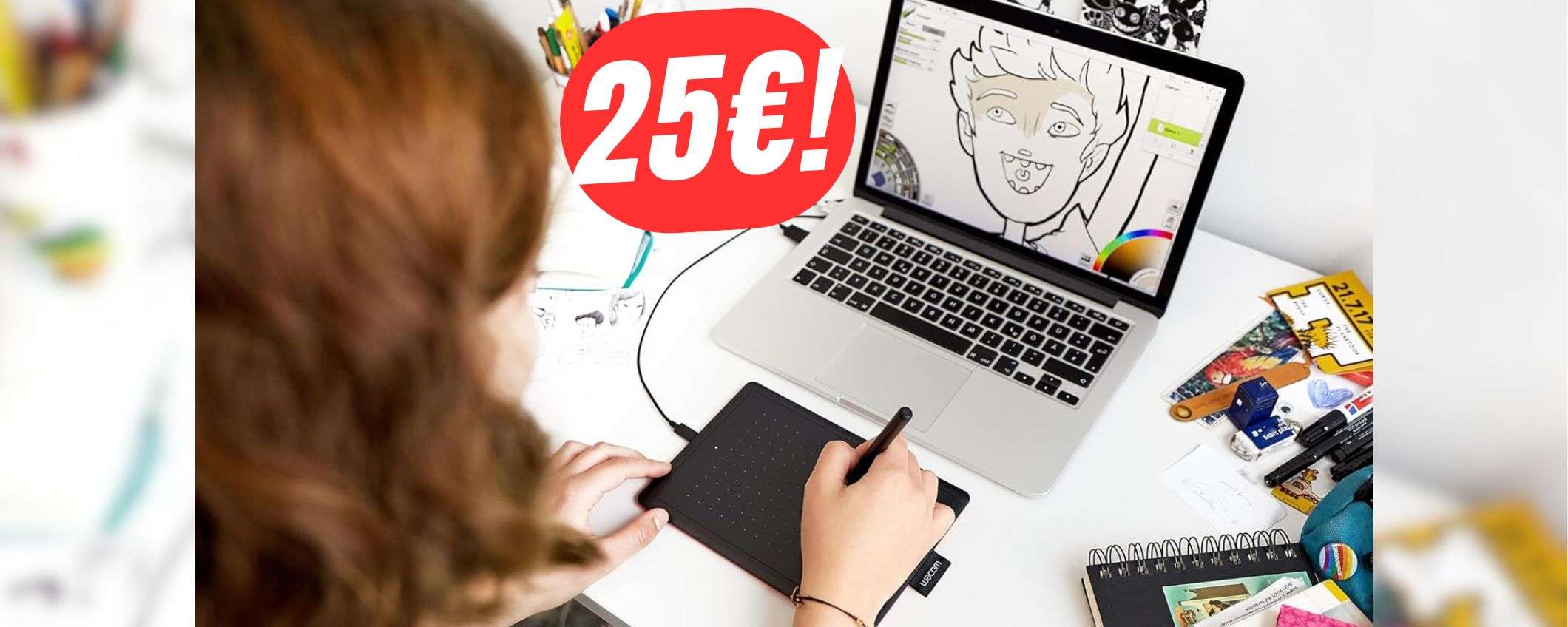 Tavoletta grafica WACOM a soli 25€: scopri il disegno digitale!