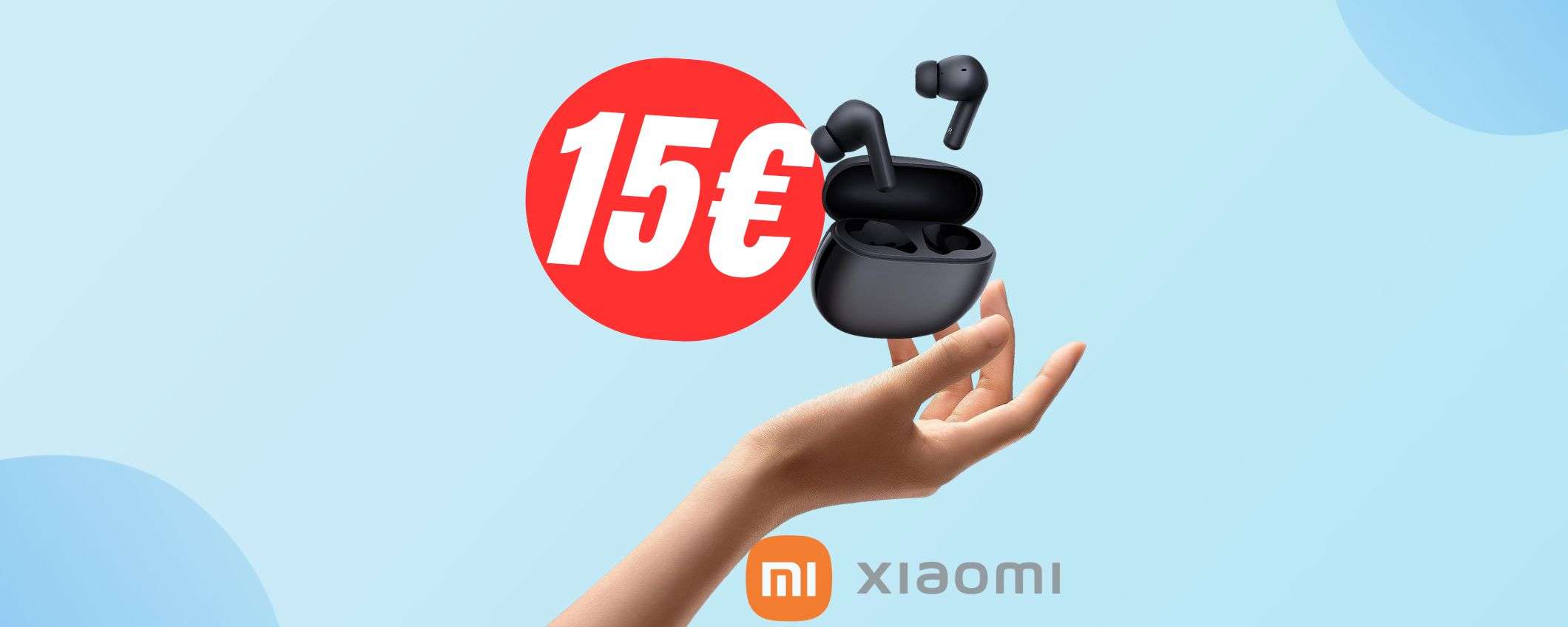 FOLLE SCONTO del 47% per gli auricolari Xiaomi (costano 15€ e sono IMPERMEABILI!)