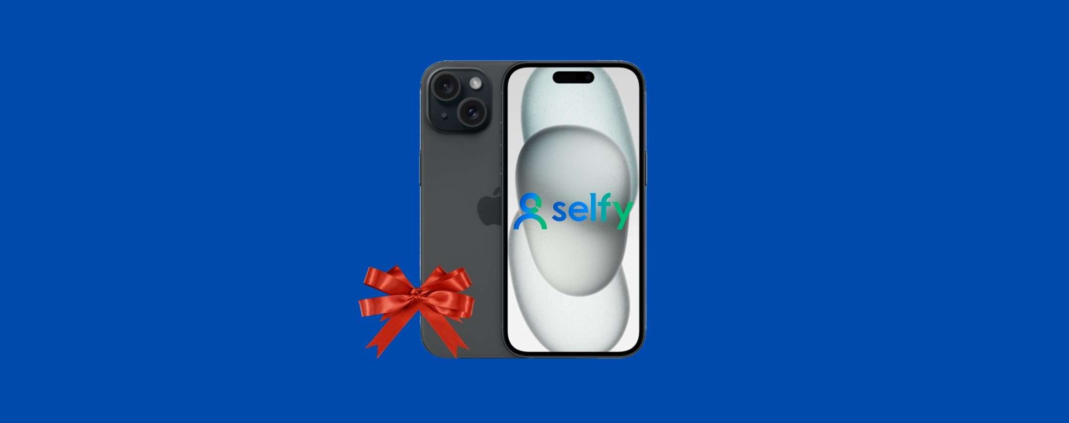 Apri SelfyConto e scopri come richiedere un iPhone 15 GRATIS