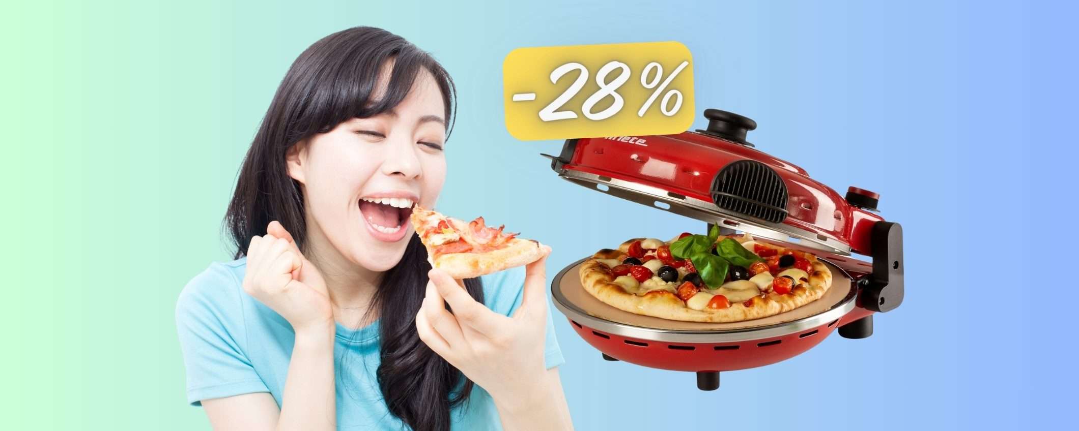 Ariete 919: il forno per la pizza a casa in 4 minuti è in PROMO al 28%