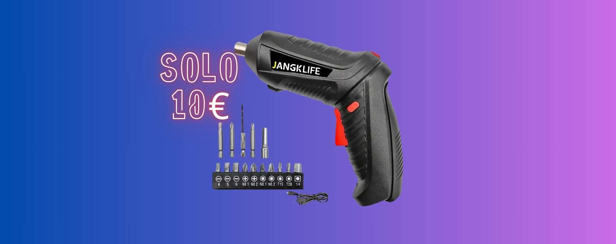 Avvitatore Elettrico Jangklife: il RE del FAI DA TE a soli 10€