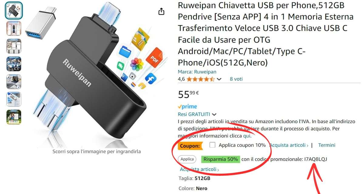 chiavetta-usb-4-1-512gb-pc-smartphone-tua-soli-22e-codice