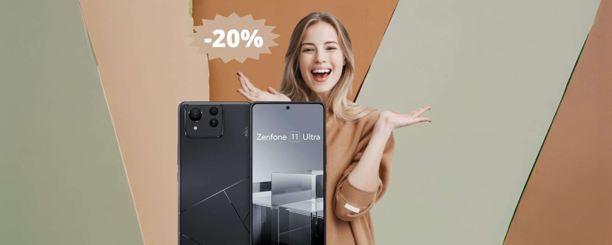 ASUS Zenfone 11 Ultra: sconto a tempo LIMITATO (-20%)